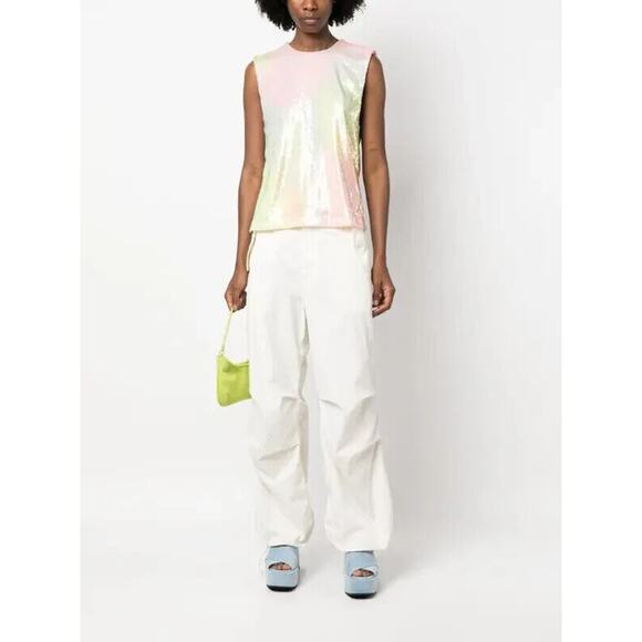 Stine Goya NWT Women's Pastel Drisha Fireworks Sequin-Embellished Top Size M - Picture 1 of 8